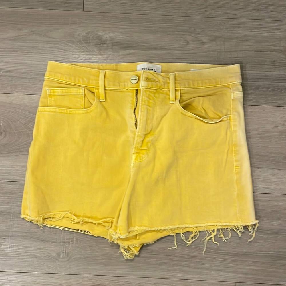 Frame Jean Shorts